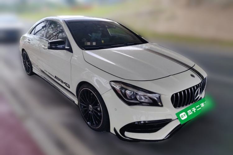 Used Mercedes-Benz CLA AMG 2017 Facelift AMG CLA 45 4MATIC Front Right 45 Deg