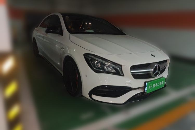 Used Mercedes-Benz CLA AMG 2017 Facelift AMG CLA 45 4MATIC Front Right 45 Deg