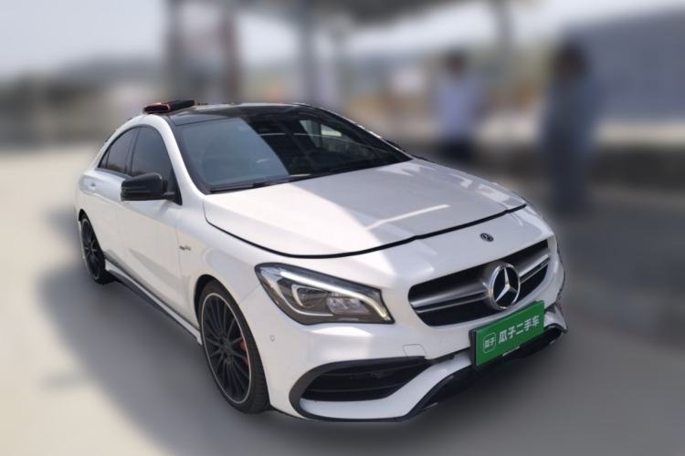 Used Mercedes-Benz CLA AMG 2017 Facelift AMG CLA 45 4MATIC Front Right 45 Deg