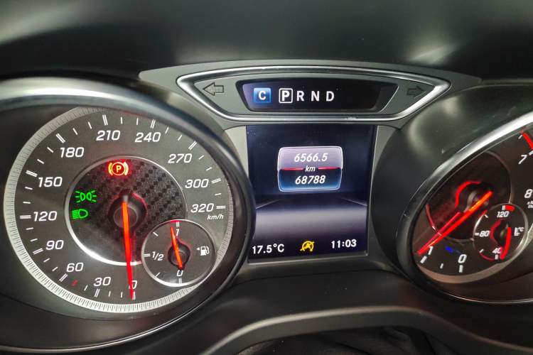 Used Mercedes-Benz CLA AMG 2017 Facelift AMG CLA 45 4MATIC Odometer Close Up