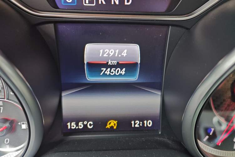Used Mercedes-Benz CLA AMG 2017 Facelift AMG CLA 45 4MATIC Odometer Close Up