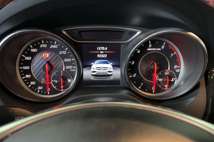 Used Mercedes-Benz CLA AMG 2017 Facelift AMG CLA 45 4MATIC Odometer Close Up