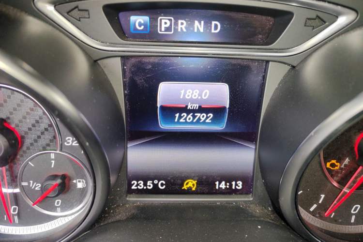 Used Mercedes-Benz CLA AMG 2017 Facelift AMG CLA 45 4MATIC Odometer Close Up