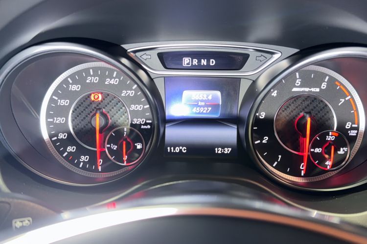 Used Mercedes-Benz CLA AMG 2017 Facelift AMG CLA 45 4MATIC Odometer Close Up