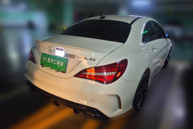 Used Mercedes-Benz CLA AMG 2017 Facelift AMG CLA 45 4MATIC Rear Right 45 Deg