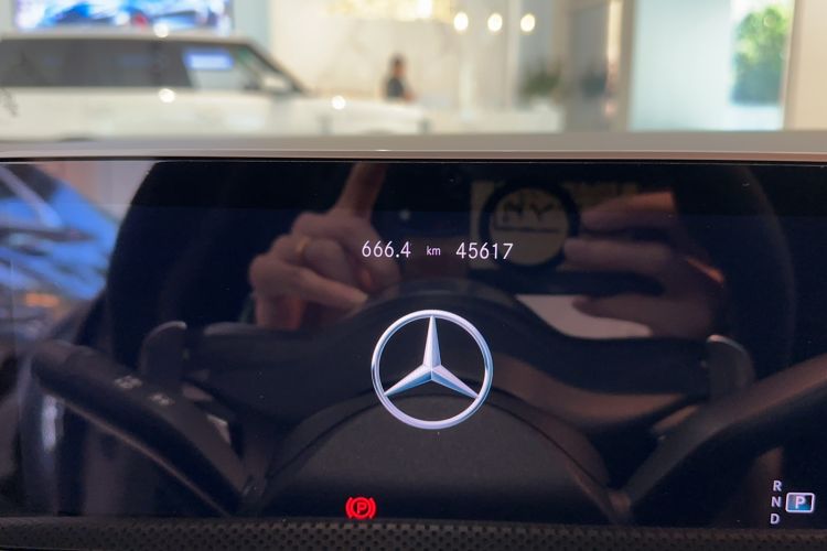 Used Mercedes-Benz CLA AMG 2020 AMG CLA 45 S 4MATIC+ Odometer Close Up
