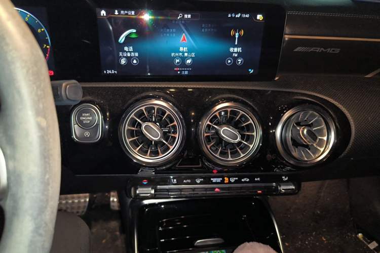 Used Mercedes-Benz CLA AMG 2020 AMG CLA 45 4MATIC+ Audio And AC Panel