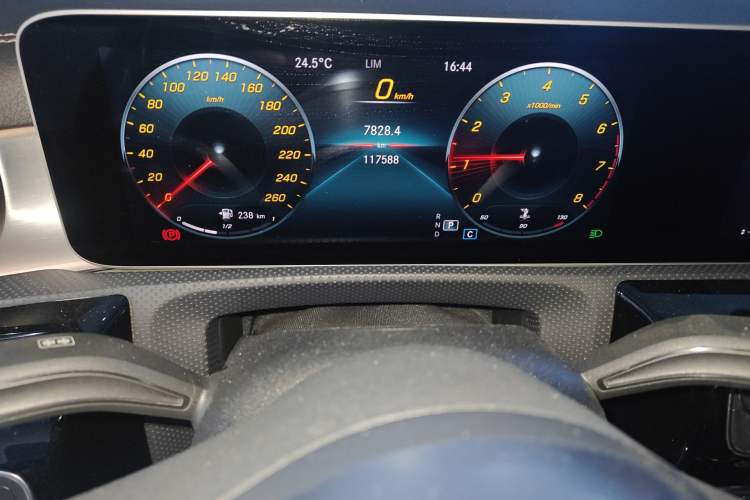 Used Mercedes-Benz CLA AMG 2020 AMG CLA 35 4MATIC Odometer Close Up