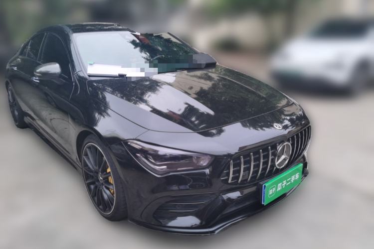 Used Mercedes-Benz CLA AMG 2021 AMG CLA 35 4MATIC Front Right 45 Deg