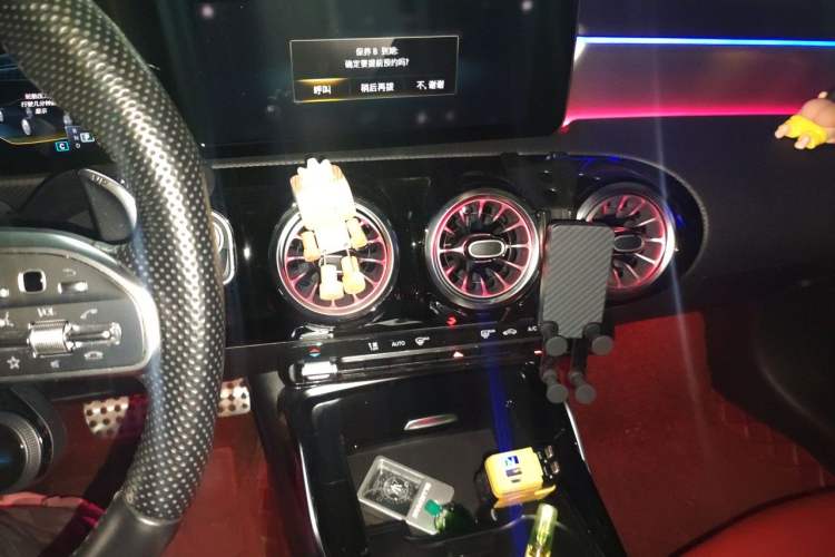 Used Mercedes-Benz CLA AMG 2021 AMG CLA 35 4MATIC Audio And AC Panel