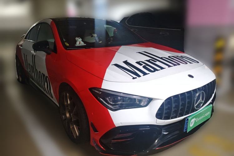 Used Mercedes-Benz CLA AMG 2021 AMG CLA 35 4MATIC Front Right 45 Deg