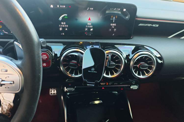 Used Mercedes-Benz CLA AMG 2021 AMG CLA 45 4MATIC+ Audio And AC Panel