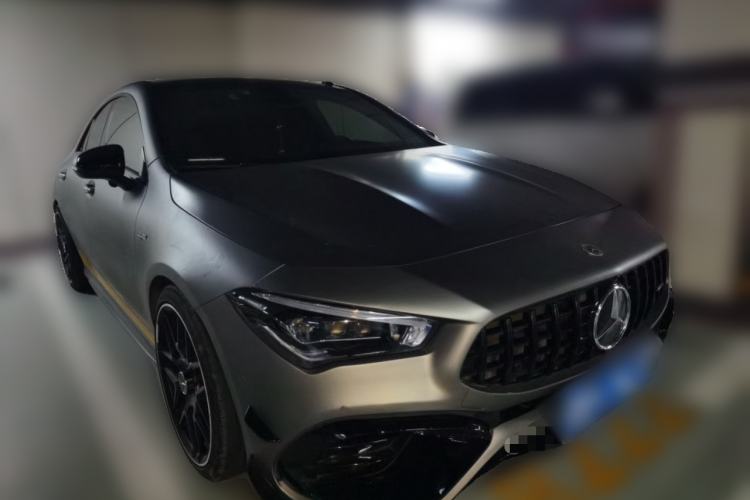 Used Mercedes-Benz CLA AMG 2021 AMG CLA 35 4MATIC Front Right 45 Deg