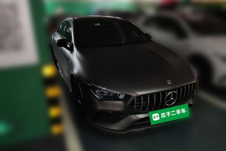 Used Mercedes-Benz CLA AMG 2021 AMG CLA 35 4MATIC Front Right 45 Deg