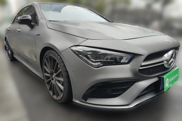 Used Mercedes-Benz CLA AMG 2021 AMG CLA 35 4MATIC Front Right 45 Deg
