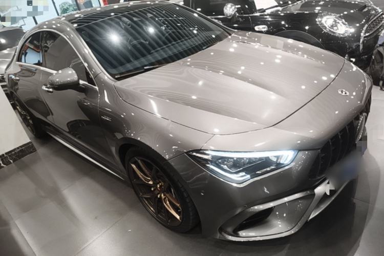 Used Mercedes-Benz CLA AMG 2021 AMG CLA 45 4MATIC+ Front Right 45 Deg