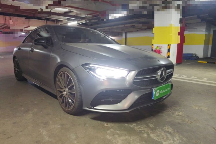 Used Mercedes-Benz CLA AMG 2021 AMG CLA 35 4MATIC Front Right 45 Deg