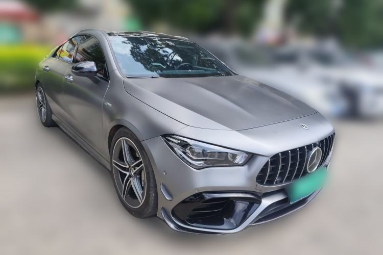 Used Mercedes-Benz CLA AMG 2021 AMG CLA 45 4MATIC+ Front Right 45 Deg