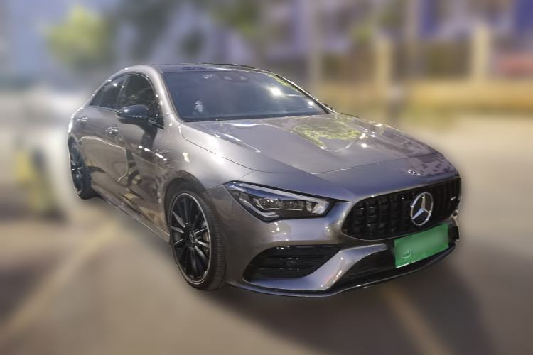 Used Mercedes-Benz CLA AMG 2021 AMG CLA 35 4MATIC Front Right 45 Deg