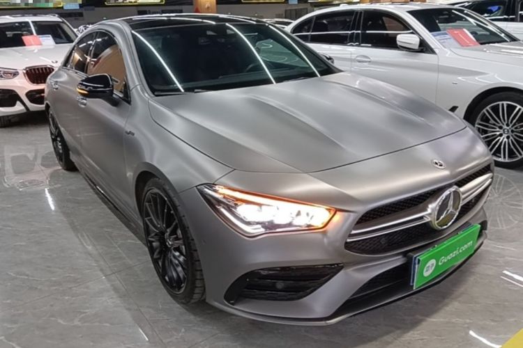 Used Mercedes-Benz CLA AMG 2021 AMG CLA 35 4MATIC Front Right 45 Deg