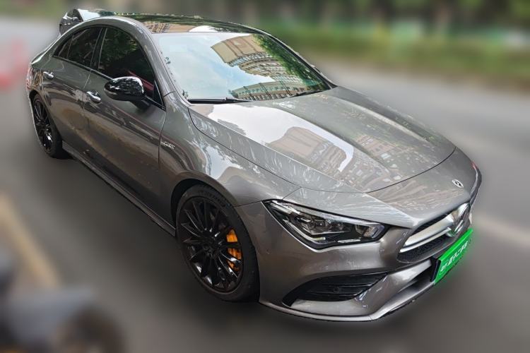 Used Mercedes-Benz CLA AMG 2021 AMG CLA 35 4MATIC Front Right 45 Deg