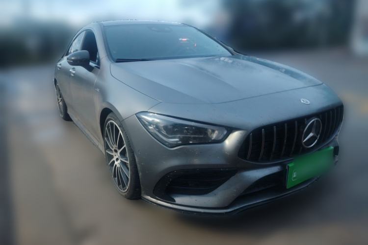 Used Mercedes-Benz CLA AMG 2021 AMG CLA 35 4MATIC Front Right 45 Deg