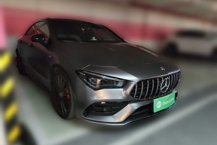 Used Mercedes-Benz CLA AMG 2021 AMG CLA 35 4MATIC Front Right 45 Deg