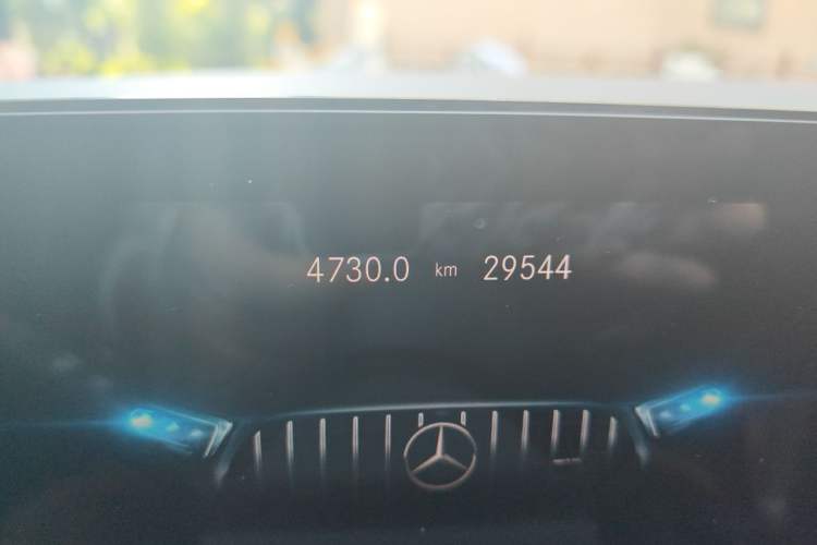 Used Mercedes-Benz CLA AMG  Odometer Close Up