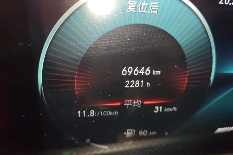 Used Mercedes-Benz CLA AMG 2021 AMG CLA 35 4MATIC Odometer Close Up