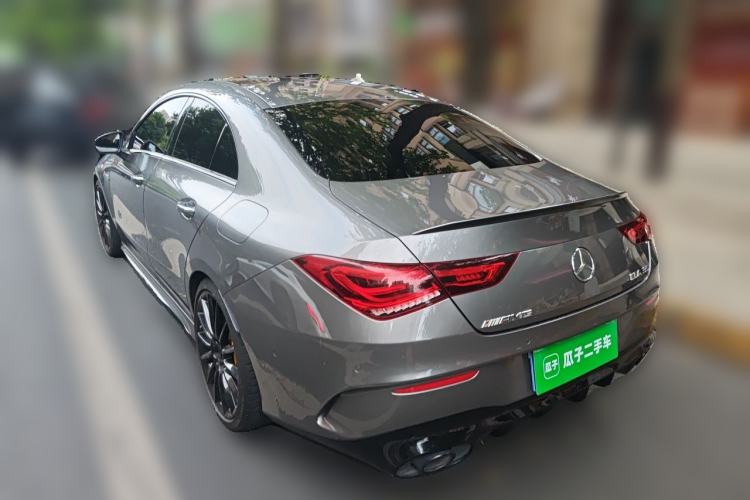 Used Mercedes-Benz CLA AMG 2021 AMG CLA 35 4MATIC Rear Left 45 Deg