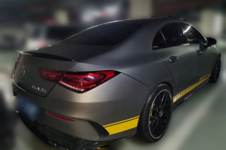 Used Mercedes-Benz CLA AMG 2021 AMG CLA 35 4MATIC Rear Right 45 Deg