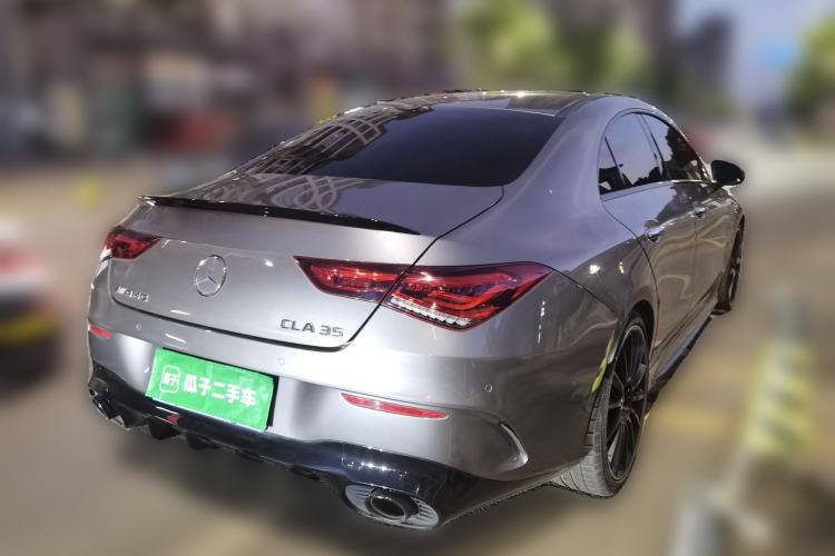 Used Mercedes-Benz CLA AMG 2021 AMG CLA 35 4MATIC Rear Right 45 Deg