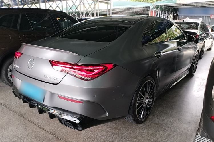 Used Mercedes-Benz CLA AMG 2021 AMG CLA 35 4MATIC Rear Right 45 Deg