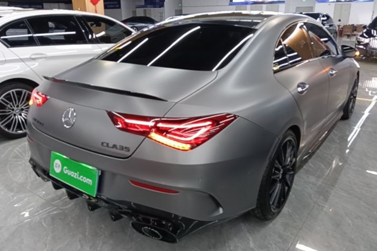 Used Mercedes-Benz CLA AMG 2021 AMG CLA 35 4MATIC Rear Right 45 Deg