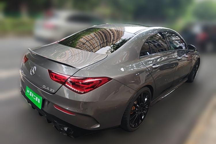 Used Mercedes-Benz CLA AMG 2021 AMG CLA 35 4MATIC Rear Right 45 Deg