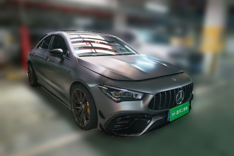 Used Mercedes-Benz CLA AMG 2021 AMG CLA 35 4MATIC Front Right 45 Deg