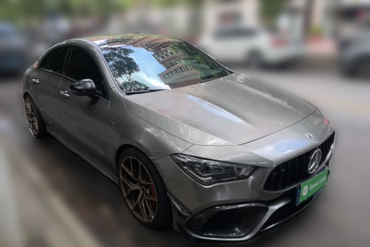 Used Mercedes-Benz CLA AMG 2021 AMG CLA 35 4MATIC Front Right 45 Deg