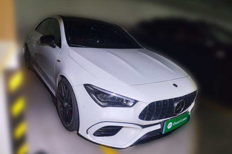 Used Mercedes-Benz CLA AMG 2021 AMG CLA 45 4MATIC+ Front Right 45 Deg
