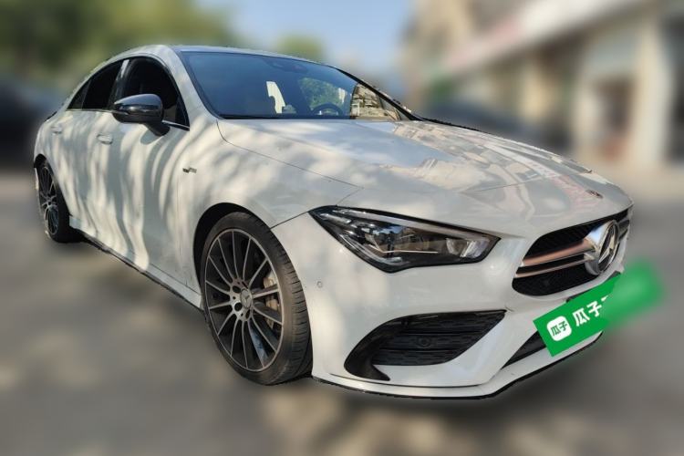 Used Mercedes-Benz CLA AMG 2021 AMG CLA 35 4MATIC Front Right 45 Deg