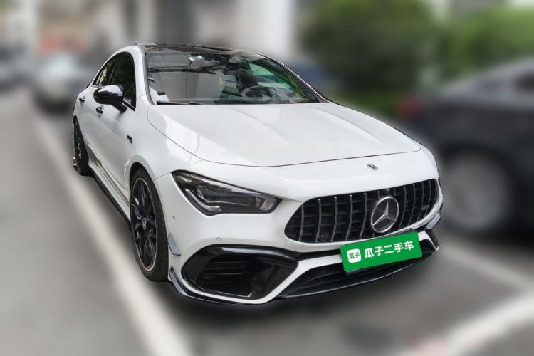 Used Mercedes-Benz CLA AMG 2021 AMG CLA 35 4MATIC Front Right 45 Deg