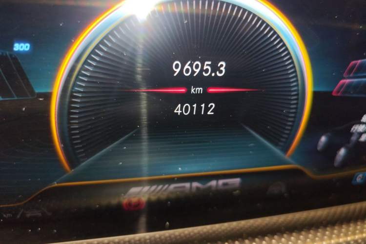 Used Mercedes-Benz CLA AMG 2021 AMG CLA 45 4MATIC+ Odometer Close Up