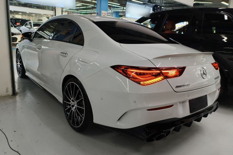 Used Mercedes-Benz CLA AMG 2021 AMG CLA 35 4MATIC Rear Left 45 Deg