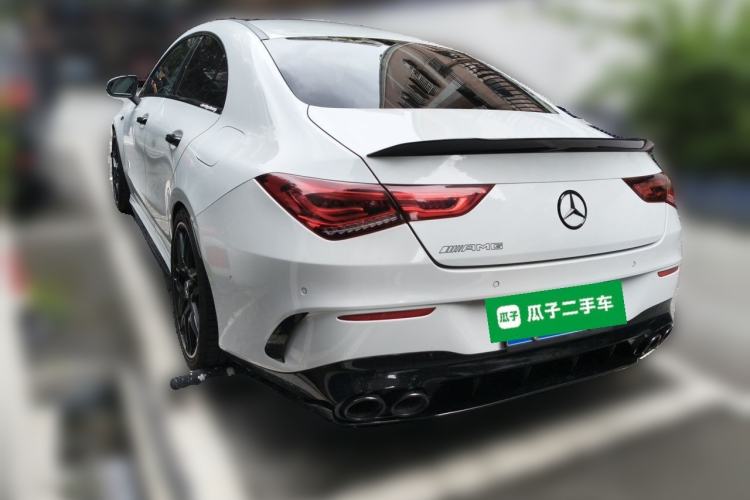 Used Mercedes-Benz CLA AMG 2021 AMG CLA 35 4MATIC Rear Left 45 Deg