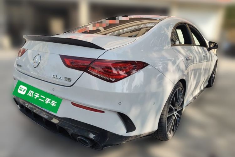 Used Mercedes-Benz CLA AMG 2021 AMG CLA 35 4MATIC Rear Right 45 Deg