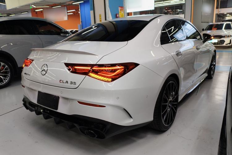 Used Mercedes-Benz CLA AMG 2021 AMG CLA 35 4MATIC Rear Right 45 Deg