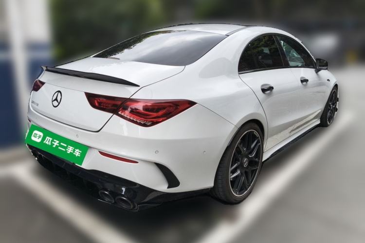 Used Mercedes-Benz CLA AMG 2021 AMG CLA 35 4MATIC Rear Right 45 Deg