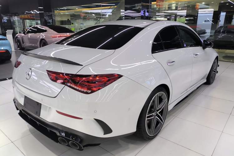 Used Mercedes-Benz CLA AMG 2021 AMG CLA 45 4MATIC+ Rear Right 45 Deg
