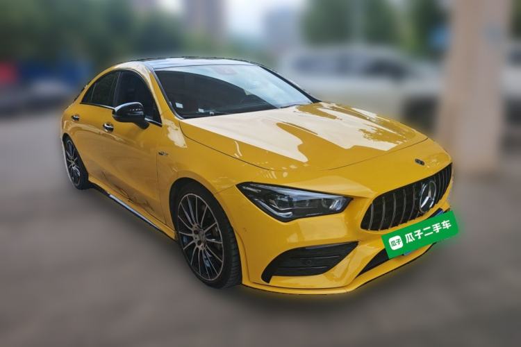 Used Mercedes-Benz CLA AMG 2021 AMG CLA 35 4MATIC Front Right 45 Deg