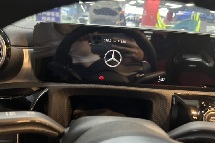 Used Mercedes-Benz CLA AMG 2021 AMG CLA 45 4MATIC+ Odometer Close Up