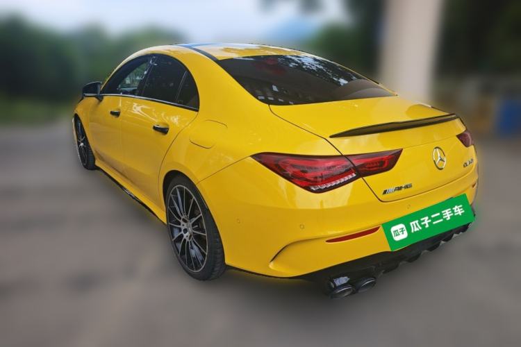 Used Mercedes-Benz CLA AMG 2021 AMG CLA 35 4MATIC Rear Left 45 Deg